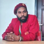 Ket Foto, Ketua Presidium PMKRI Cabang Manokwari Yostan Hilapok