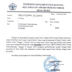 Ket Foto. Surat Kuputusan Pembatalan nomor: 880/03/II/2024 terhadap surat keputusan pemberhentian Nomor: 880/2/DMK/I/2024