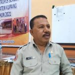 Ket Foto. Kalak BPBD kabupaten Kupang, Semuel Tinenti