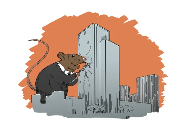 Gambar ilustrasi, Pemimpin berkarakter Buruk seperti Tikus