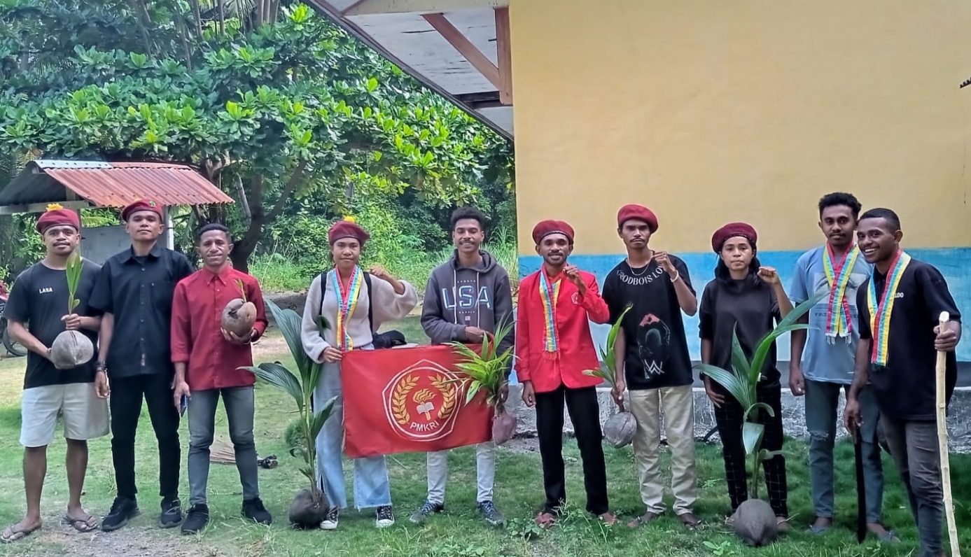 PMKRI cabang Alor Lakukan Aksi Nyata Tanam Pohon Sebagai Bentuk Kepedulian terhadap Lingkungan
