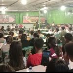 Ket Foto. Bupati Malaka saat bertemu 137 Mahasiswa Asal Malaka yang berkuliah di Kupang