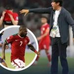 Ket Foto Boaz Salossa Penyerang Timnas Indonesia