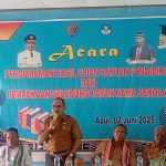 Orang Nomor 1 Kabupaten Alor, Hadir Dalam Acara Kelulusan 48 Anak Didik SMPN Apui