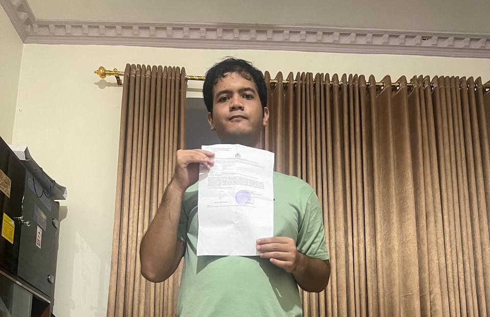 Muhammad Fikri Abdillah Laporkan Dugaan Pencemaran Nama Baik ke Polrestabes