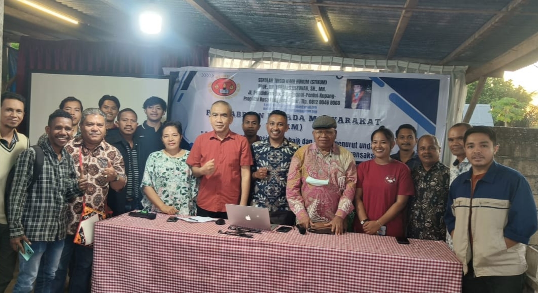 Prof.Dr, Gregorius Nonbasu,SVD, Ph.D Hadiri PKM STIKUM: Hukum Adalah Jantung Kesejahteraan