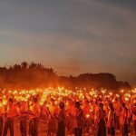 Pawai Obor SMA NEGERI MAUROLE Kecamatan Maurole, Kabupaten Ende, Meriahkan HUT RI KE-80