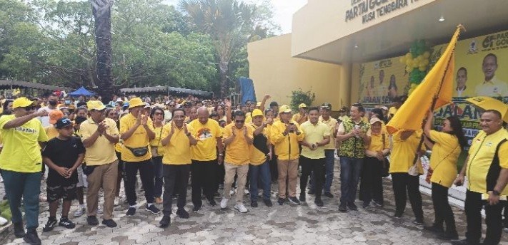 HUT Ke-61, Kader Golkar NTT Bergembira di Atas Penderitaan Korban Kekerasan Seksual