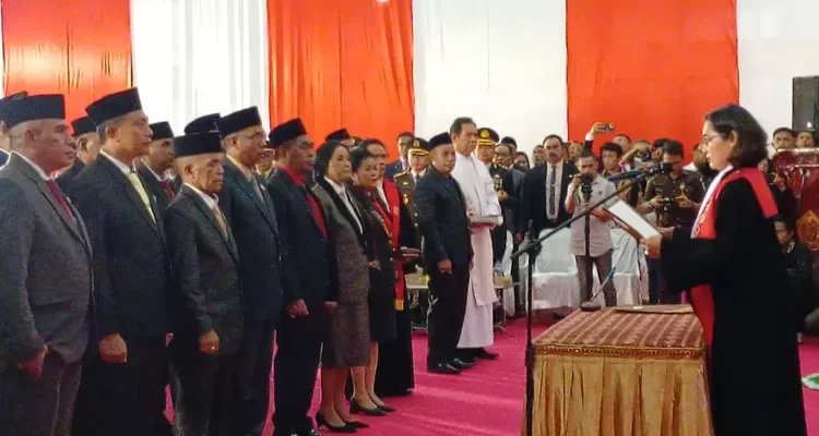 Ket Foto. Pelantikan DPRD Kabupaten Kupang, (Senin 9/9/2024)