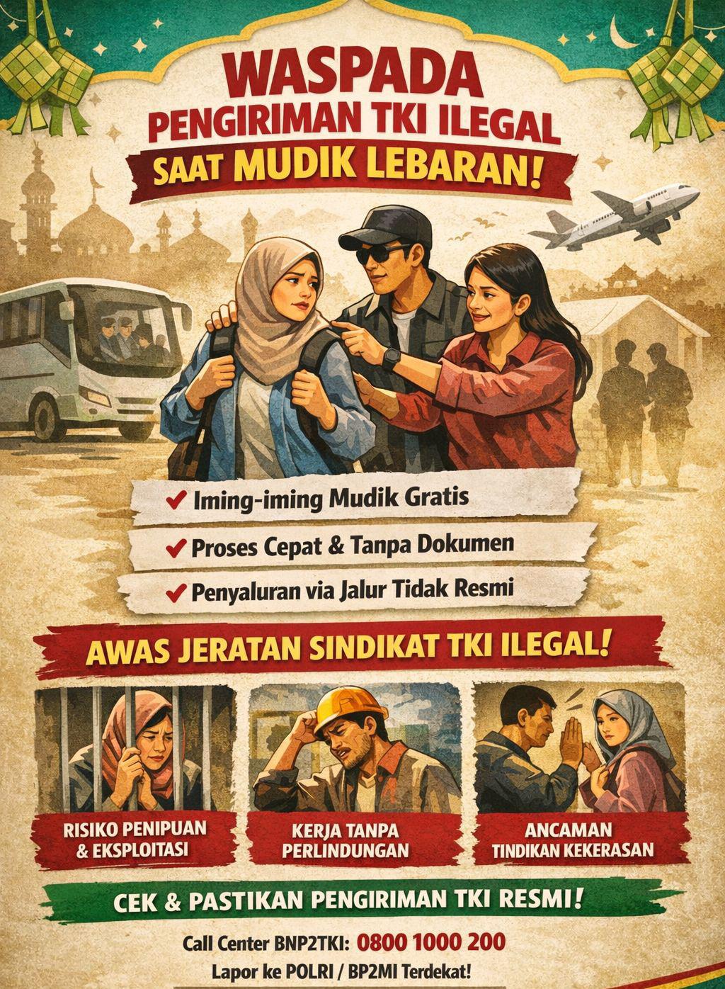 Maraknya TKI Ilegal Saat Arus Mudik, APJATI NTT Tegaskan Komitmen Perangi TPPO Dengan Pendekatan Moderen
