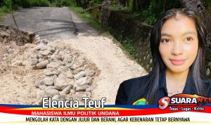 Mahasiswa Undana Sebut, Jalan Rusak di Desa Tunbaun Hambat Ekonomi Warga