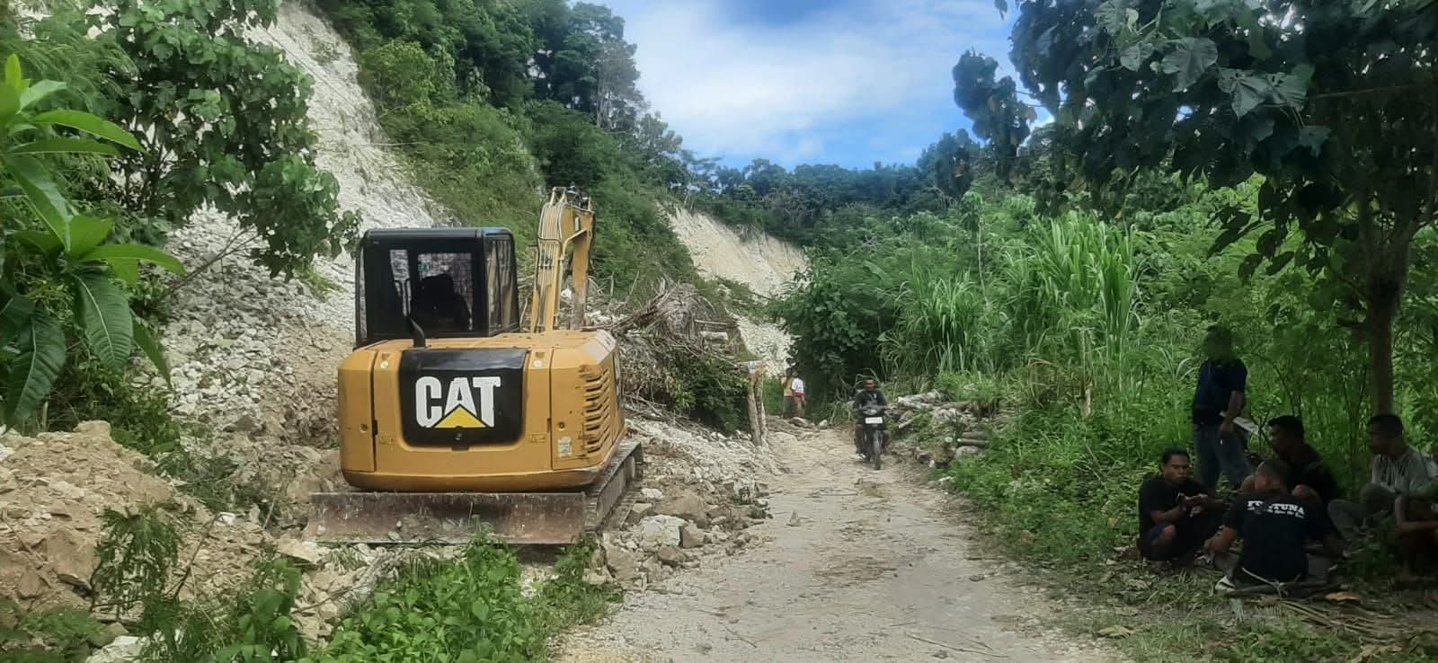 Kondisi Jalan rusak di Kecamatan Amarasi Barat