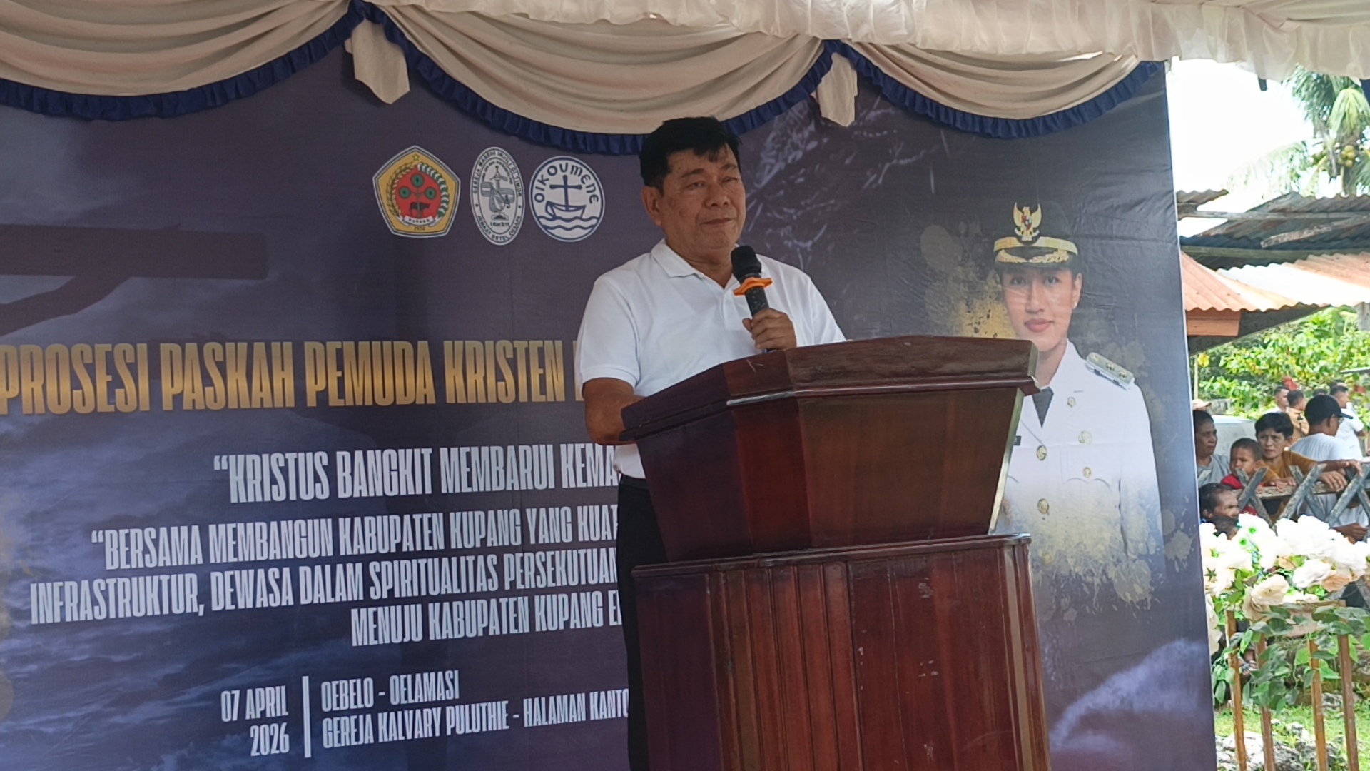 Tokoh Masyarakat JERRI Manafe, mantan wakil bupati periode 2019-2024