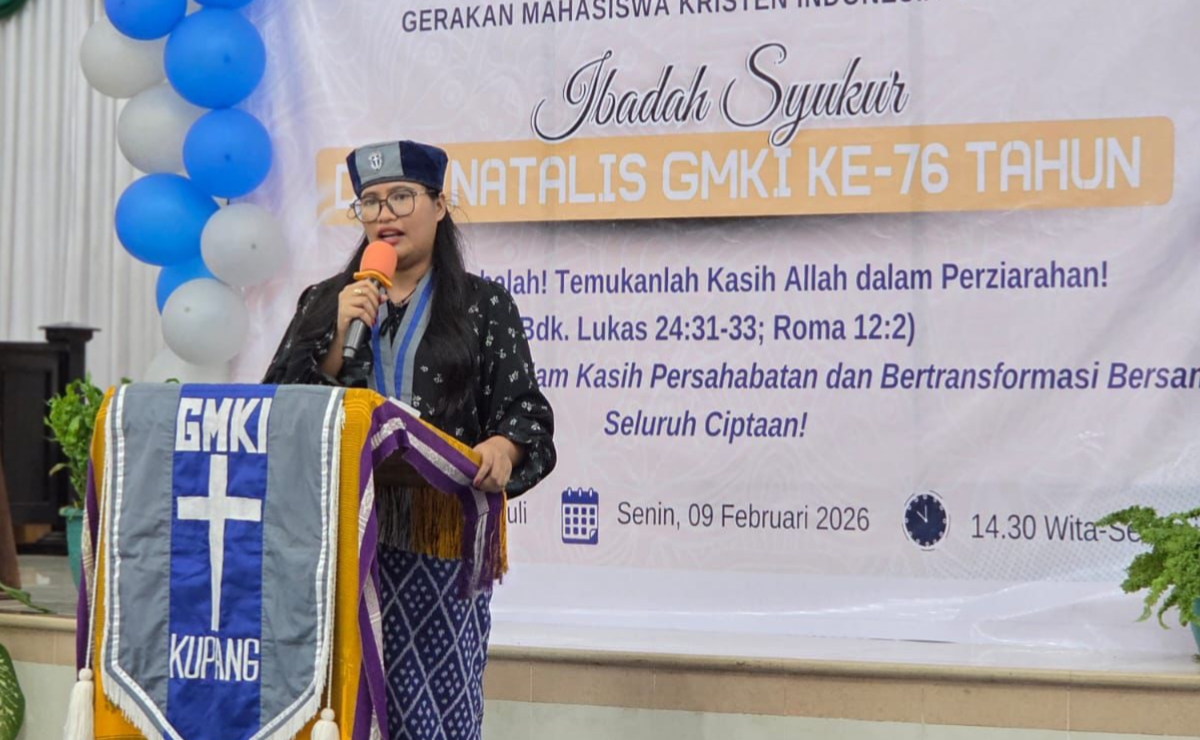 Ket Foto. Ketua GMKI Kupang