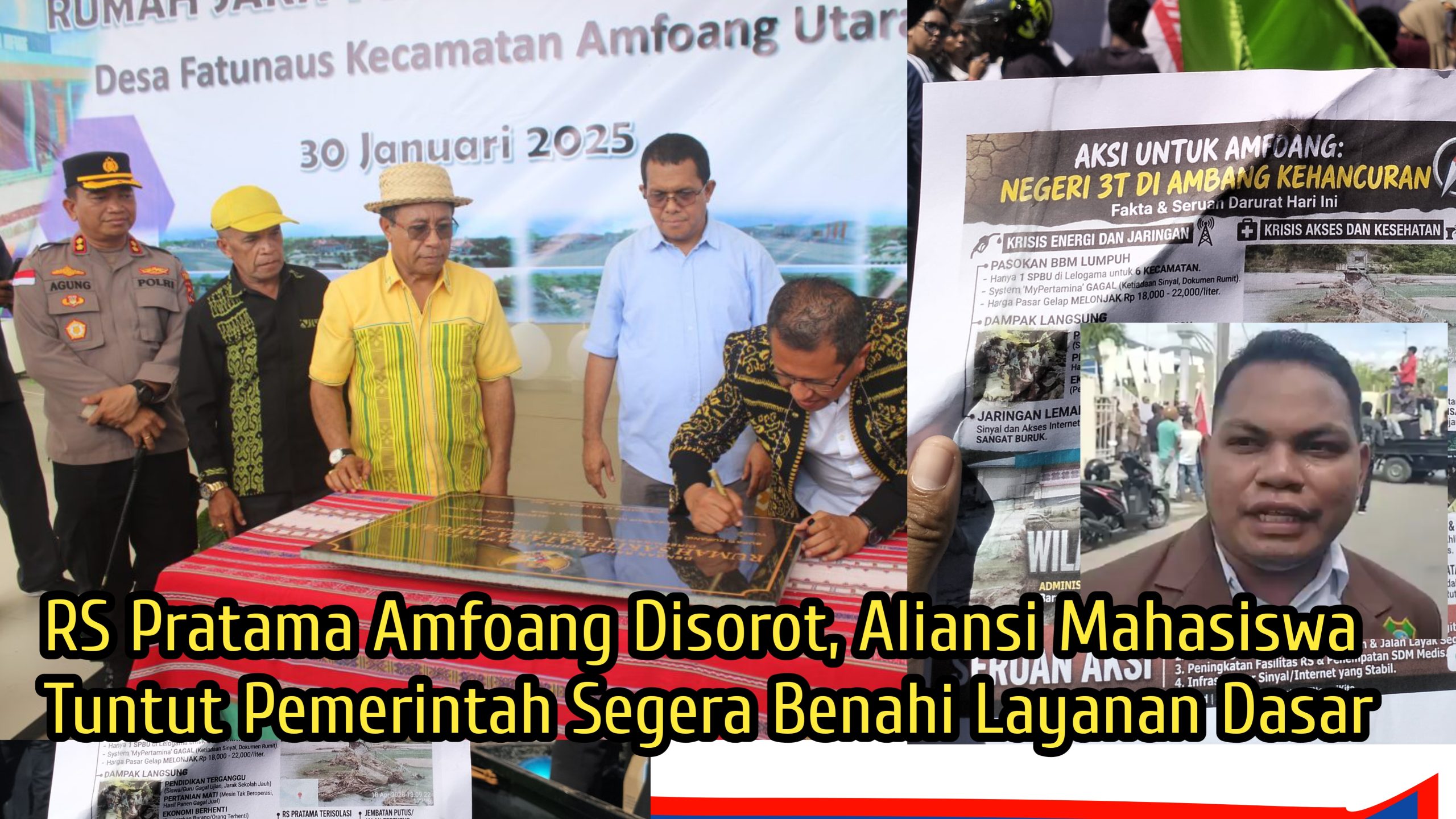 RS Pratama Amfoang Disorot, Aliansi