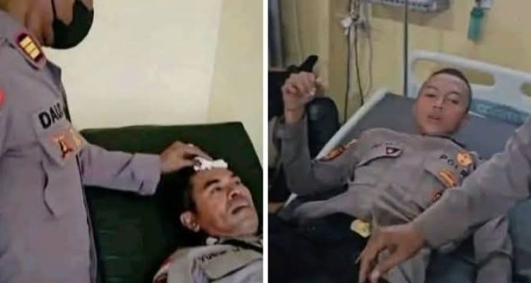 Dua Polisi Terluka Saat Amankan Aksi Unjuk Rasa di Kantor Gubernur NTT