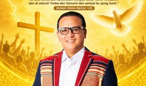 Semangat Pentakosta, Dr. Umbu Kabunang Ajak Umat Jadi Saksi Kebenaran Hingga ke Ujung Bumi