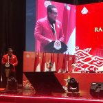 Umbu Rudi Kabunang Bawa OVOP dan Pacuan Kuda Tradisional NTT ke Panggung Rakernas SOKSI di Bandung