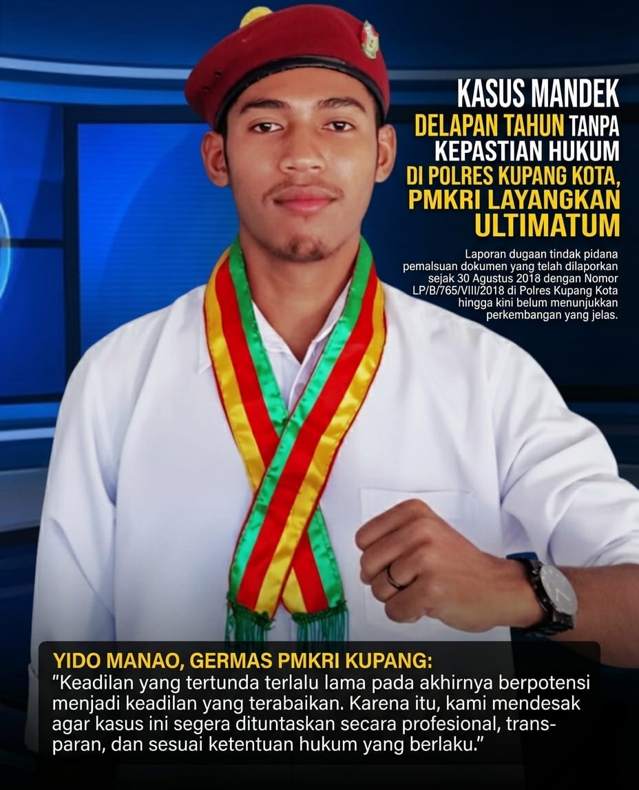 ‎Hampir 8 Tahun Mandek, PMKRI Kupang Soroti Dugaan Pemalsuan Dokumen dan Siap Datangi Polresta