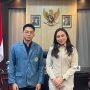 Ket foto. Ketua BEM Perguruan Tinggi Universitas Widya Mandira (UNWIRA) Jordan Geru, dan Wakil Wali Kota Kupang, Serena Cosgrova Francis, S.Sos., M.Sc