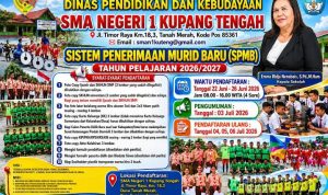 SMA Negeri 1 Kupang Tengah Buka Penerimaan Murid Baru Tahun Ajaran 2026/2027