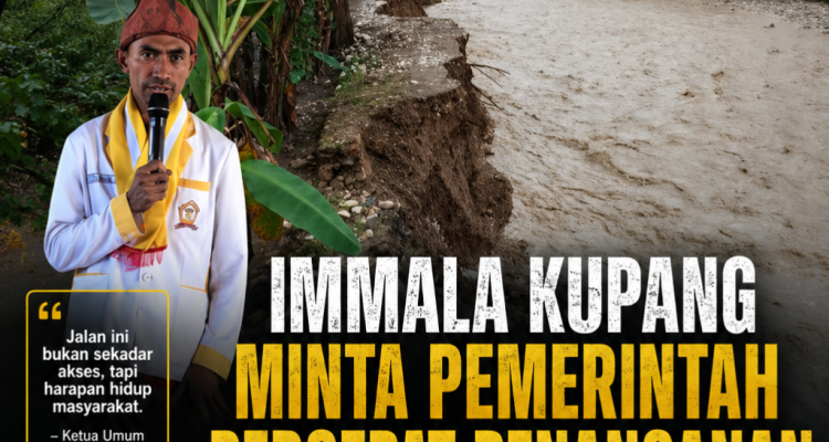 Mahasiswa Malaka Desak Bupati Bertindak Cepat, Akses Jalan Uluklubuk–Weoe Putus Total Akibat Longsor