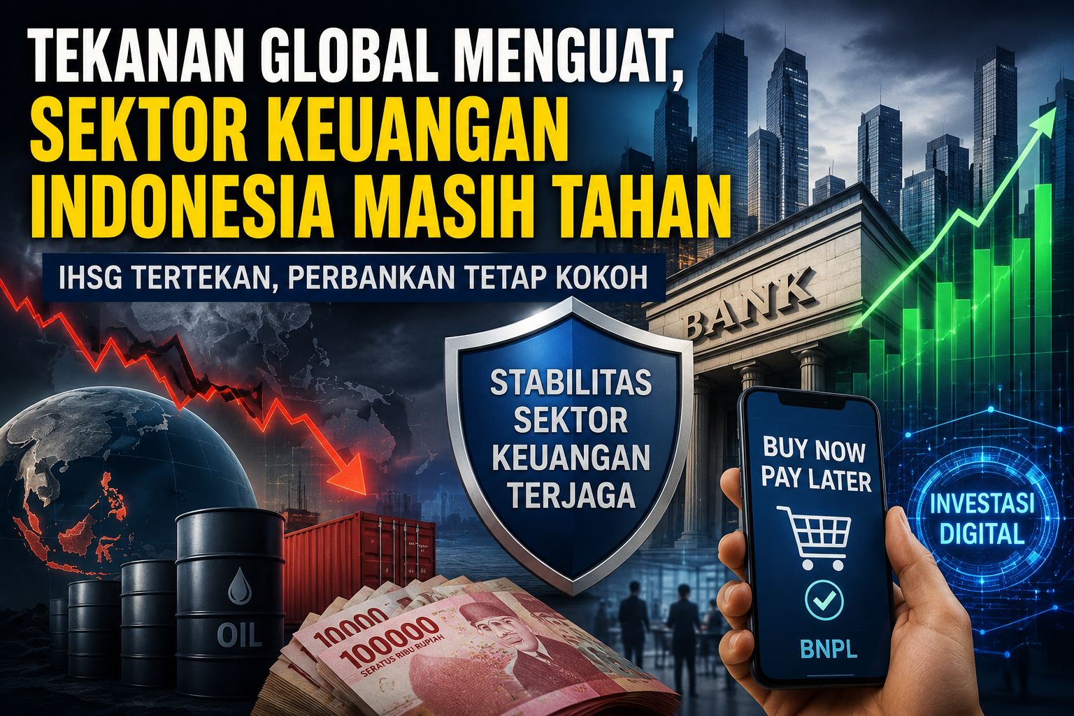 Tekanan Global Menguat, Sektor Keuangan Indonesia Masih Tahan Guncangan