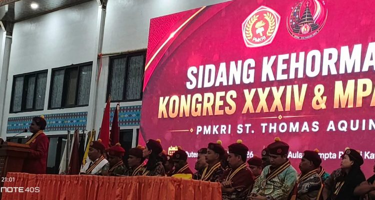 Ketua Presidium Pusat PMKRI Apresiasi Dukungan Semua Pihak dalam Pembukaan Kongres Nasional