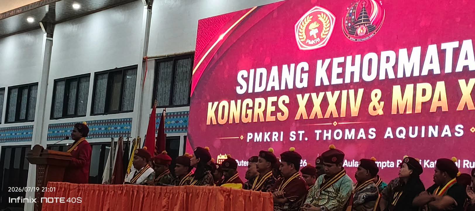 Ketua Presidium Pusat PMKRI Apresiasi Dukungan Semua Pihak dalam Pembukaan Kongres Nasional