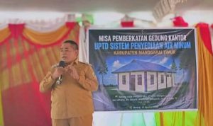 Wakil Bupati Matim Hadir Misa Pemberkatan Kantor UPTD SPAM Manggarai Timur