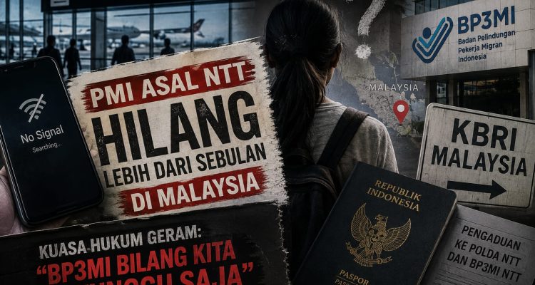 PMI ASAL NTT HILANG LEBIH DARI SEBULAN, KUASA HUKUM GERAM: “BP3MI BILANG KITA TUNGGU SAJA