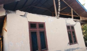Dua Rumah Warga Kampung Wuas Hancur Diterjang Gempa Flores, Sejumlah Bangunan Retak