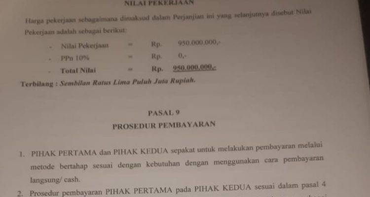 IMG_20260906_100640 Ada Selisih Rp650 Juta, Kontrak Proyek KDMP di TTS Diduga Berubah dari Rp1,6 Miliar Menjadi Rp950 Juta
