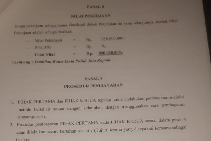 Ada Selisih Rp650 Juta, Kontrak Proyek KDMP di TTS Diduga Berubah dari Rp1,6 Miliar Menjadi Rp950 Juta