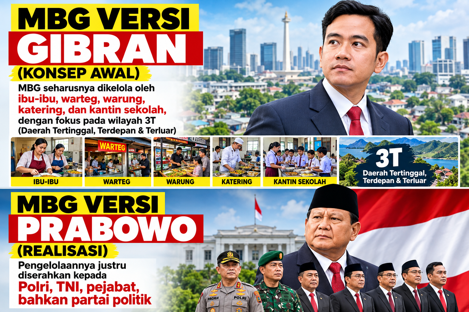 Menelusuri Jejak Awal Konsep MBG: Dari Gagasan Gibran hingga Menjadi Program Resmi Pemerintah