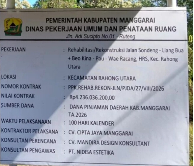 Warga Rahong Utara, Apresiasi Dinas PUPR, Alokasikan Dana 4 Miliar Lebih untuk Pembangunan Jalan